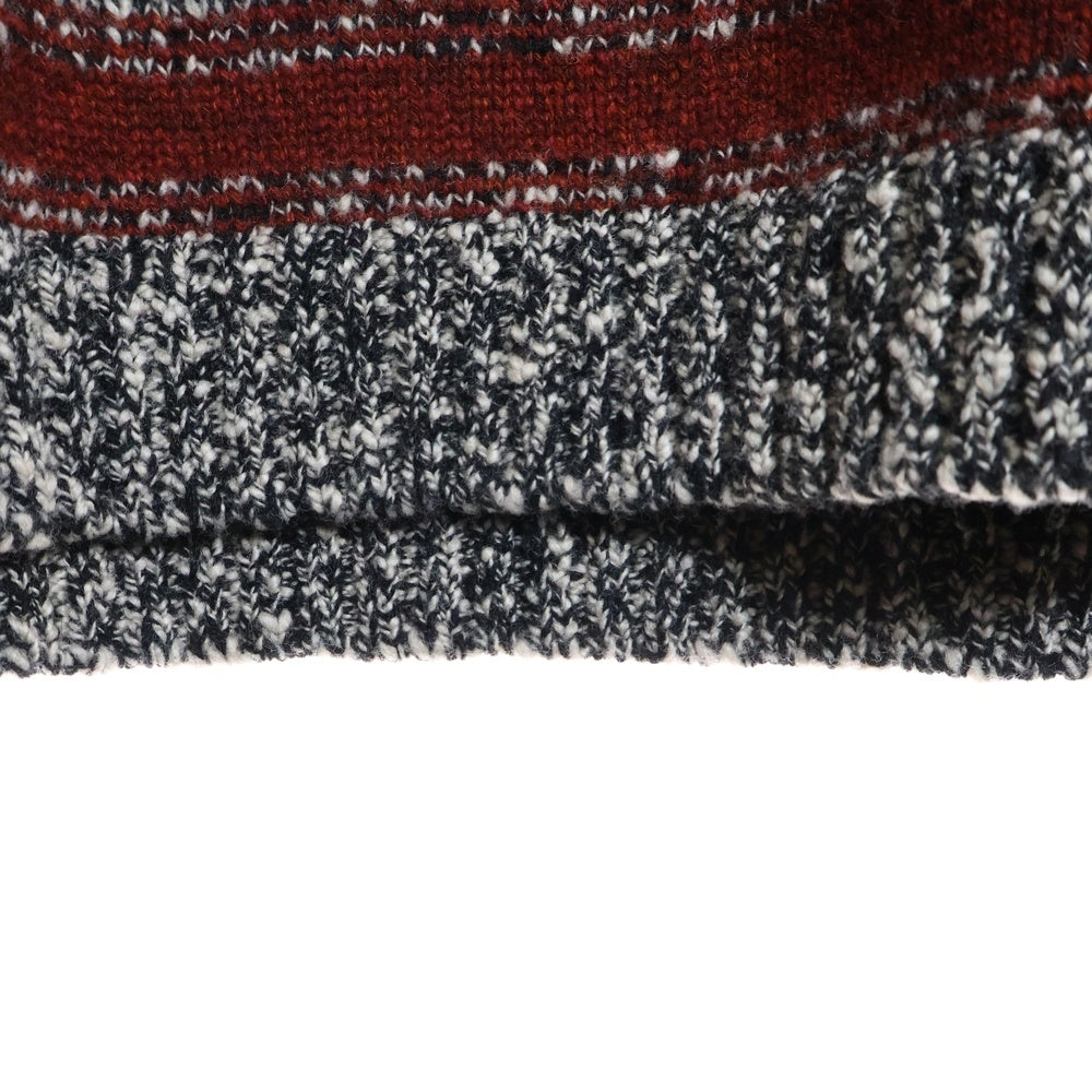 CHANEL(シャネル) ココネージュ タートルネック マルチボーダー ニットセーター ピンク/ブラウン P77381K11233