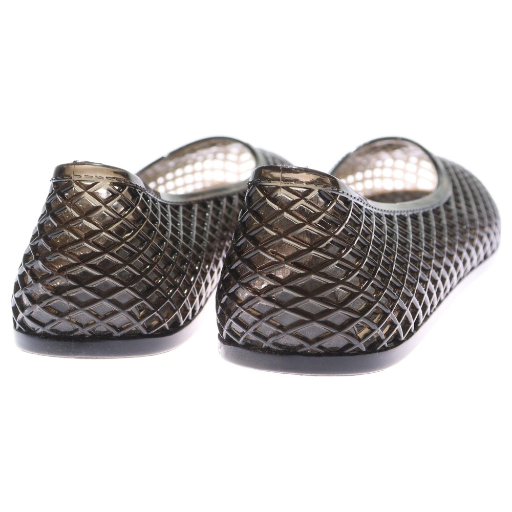 NO BRAND(ノーブランド) ANCIENT GREEK SANDALS エンシェント グリーク サンダルズ ラバーフラットシューズ レディース ブラック IRO-JELLY-BLACK