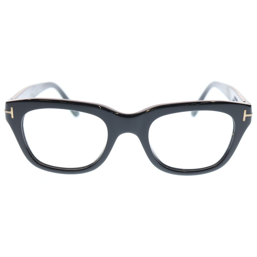 TOM FORD(トムフォード) クリアレンズ ウェリントンサングラス アイウェア ブラック TF5178 001