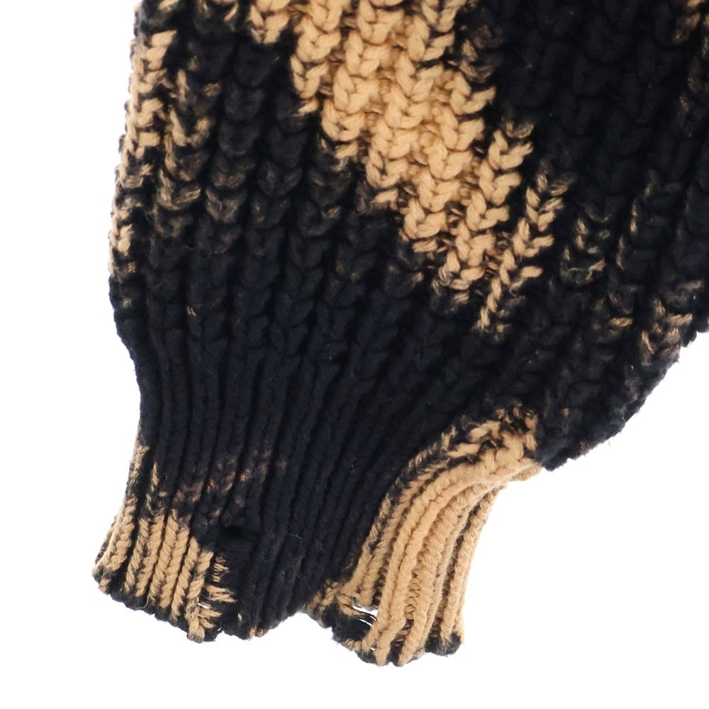 cvtvlist(カタリスト) 24SS バック刺繍ロゴ クラッシュ加工 プルオーバーパーカー ブラウン 2401100102