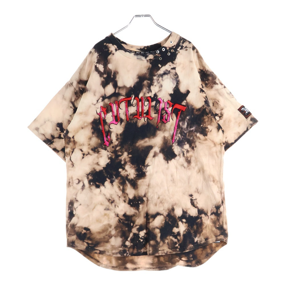 cvtvlist(カタリスト) 24SS AMBIGRAM TEE アンビグラム クルーネック 半袖Tシャツ カットソー ブラウン