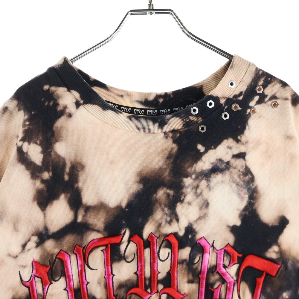 cvtvlist(カタリスト) 24SS AMBIGRAM TEE アンビグラム クルーネック 半袖Tシャツ カットソー ブラウン