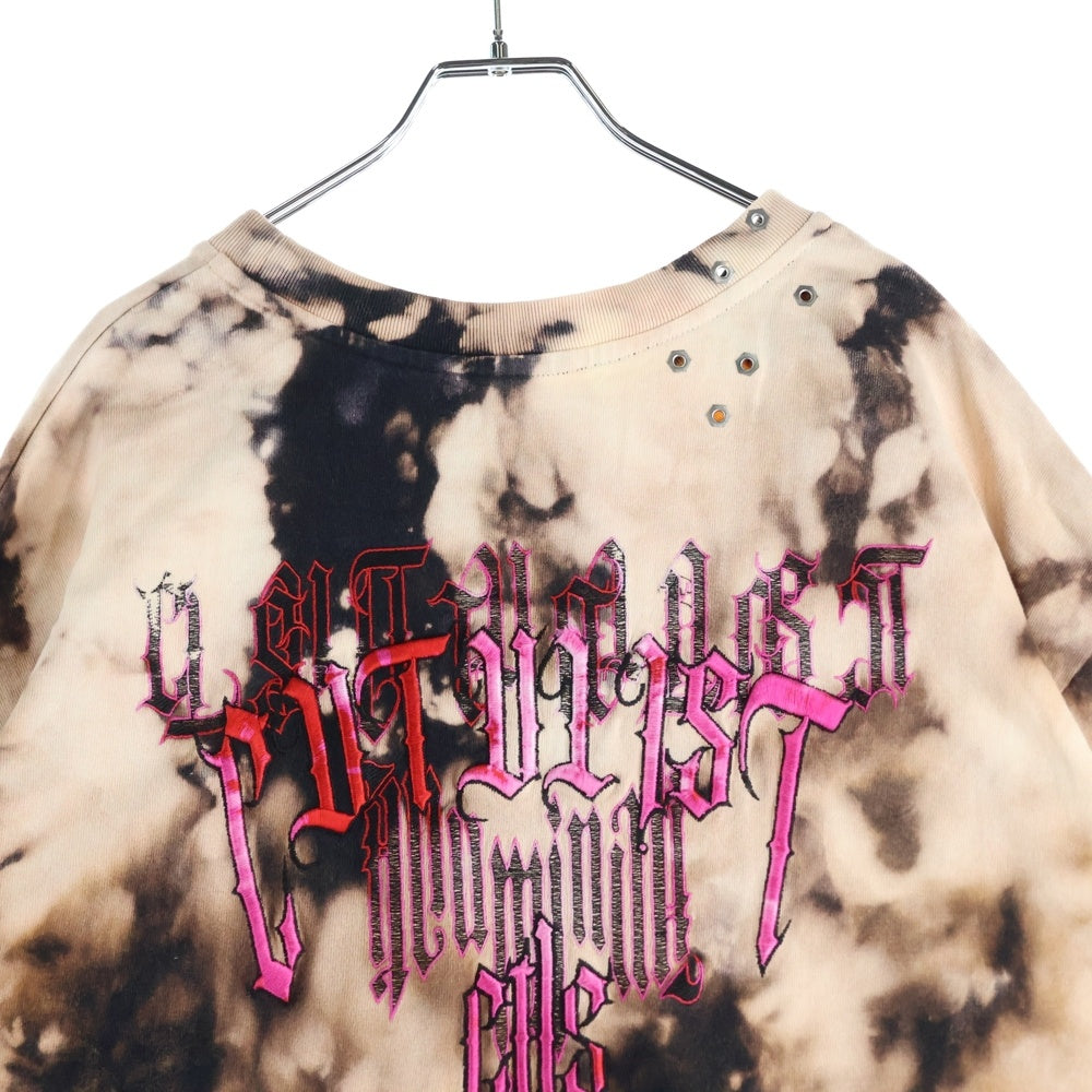 cvtvlist(カタリスト) 24SS AMBIGRAM TEE アンビグラム クルーネック 半袖Tシャツ カットソー ブラウン