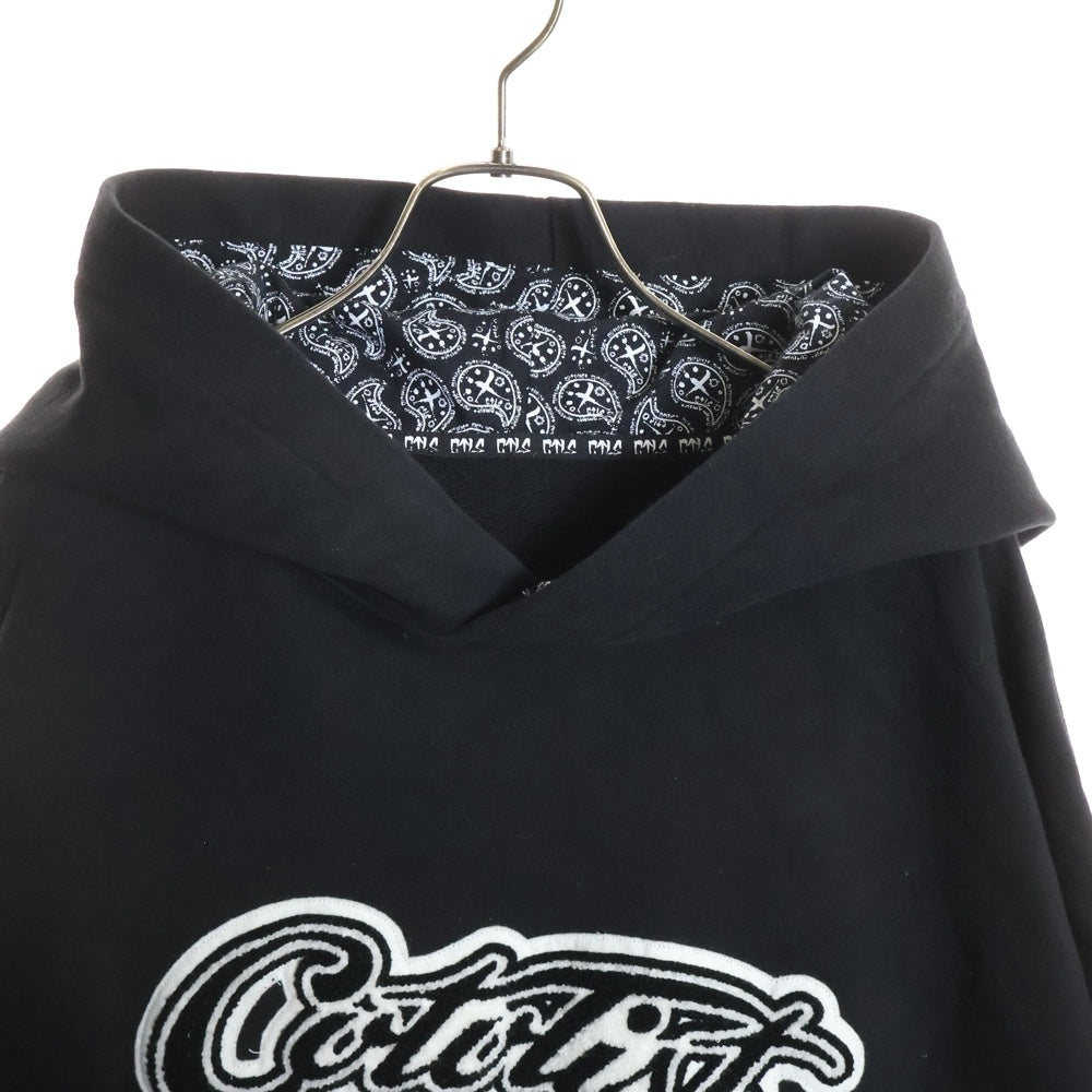 cvtvlist(カタリスト) 24SS STAR PATCH HOODIE スター パッチ フーディー パーカー ブラック 240109OS02
