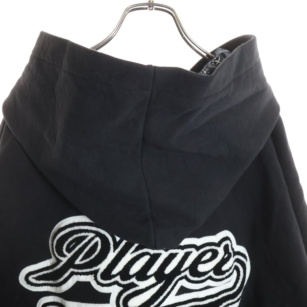 cvtvlist(カタリスト) 24SS STAR PATCH HOODIE スター パッチ フーディー パーカー ブラック 240109OS02