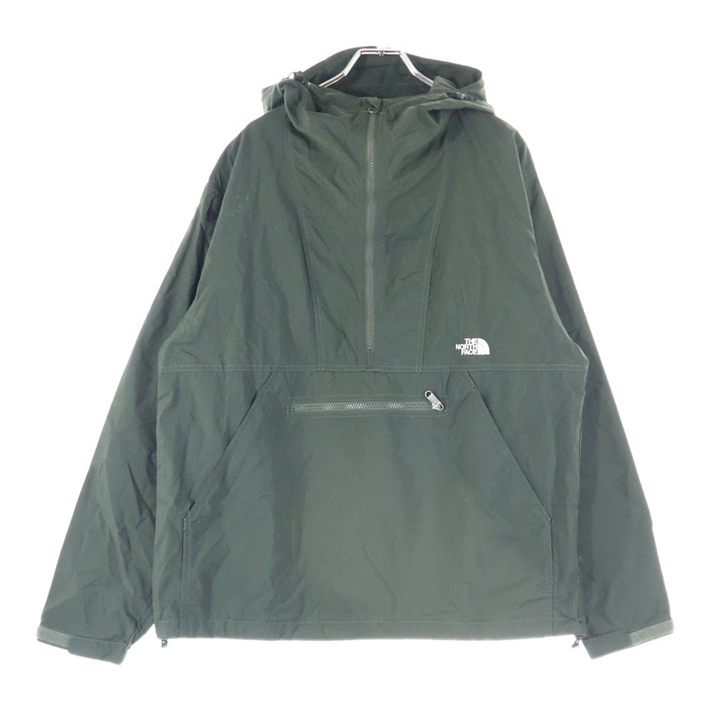 THE NORTH FACE(ザノースフェイス) Compact Anorak コンパクトアノラック ハーフジップ フーディージャケット カーキ NP21735