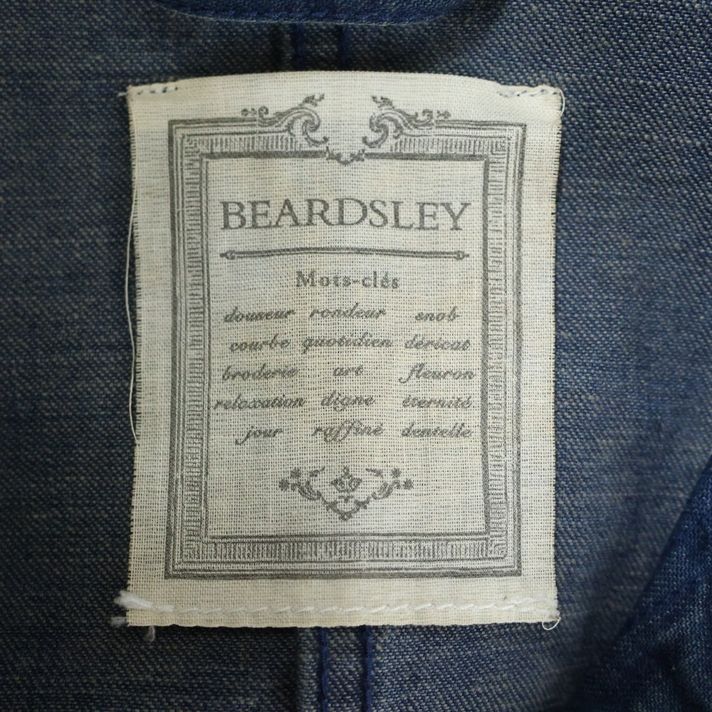 BEARDSLEY(ビアズリー) デニム アトリエコート インディゴ BA13A0075040100