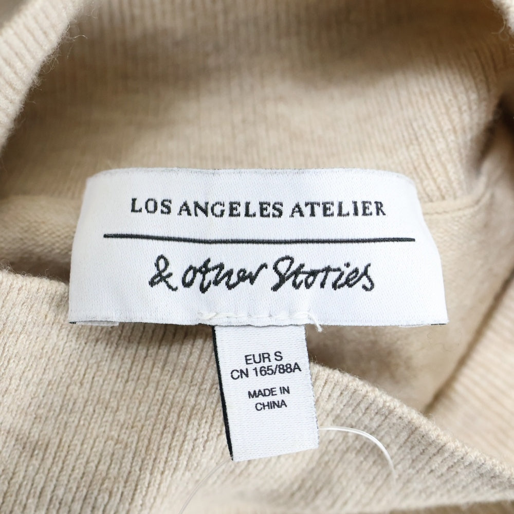 & Other Stories(アンド アザー ストーリーズ) タートルネック クロップド長袖ニット レディース ベージュ