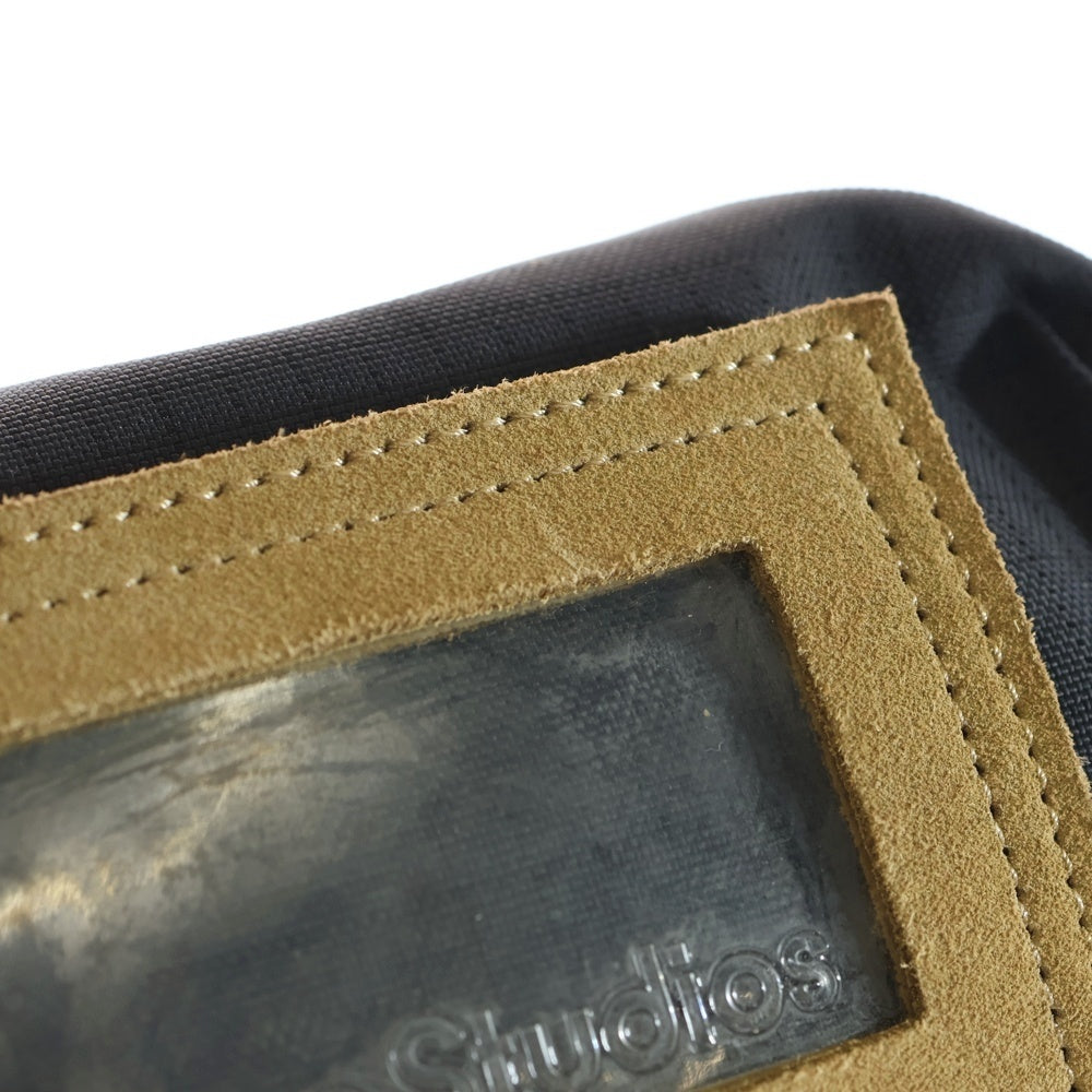 Acne Studios(アクネ ストゥディオズ) ナイロンミニ ショルダーメッセンジャーバッグ ブラック/ブラウン FN-UX-BAGS000094