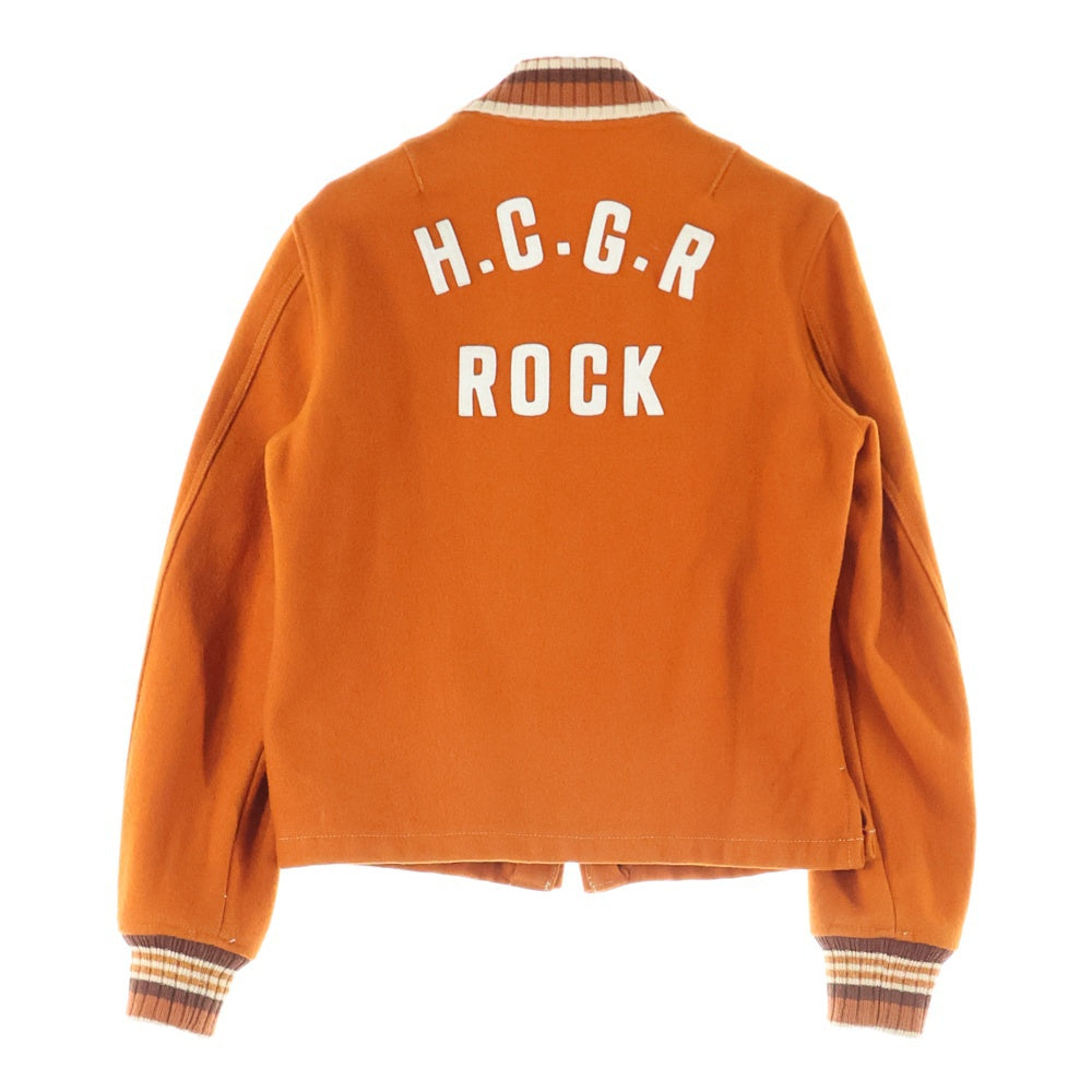 HYSTERIC GLAMOUR(ヒステリックグラマー) ウールスタジアムジャケット オレンジ 2AB-3250
