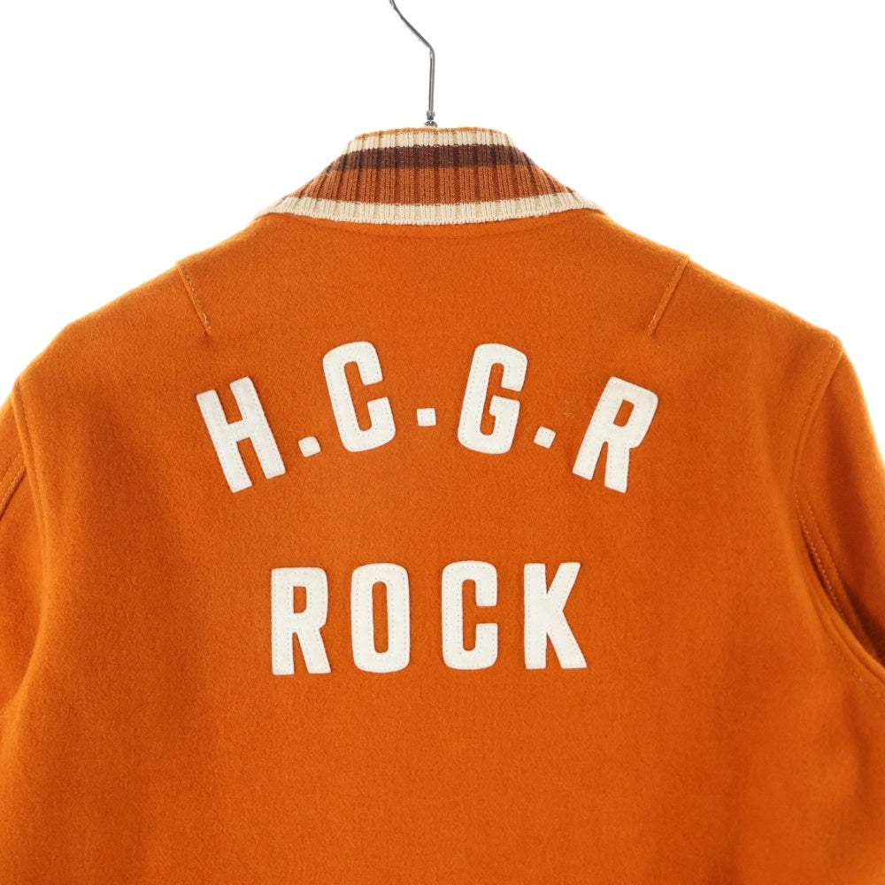 HYSTERIC GLAMOUR(ヒステリックグラマー) ウールスタジアムジャケット オレンジ 2AB-3250