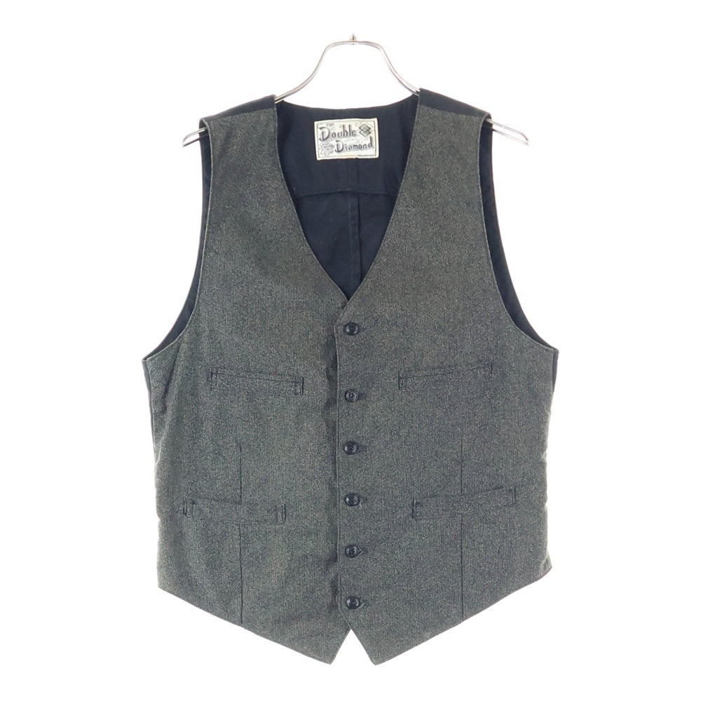 THE REAL McCOY'S(ザリアルマッコイ) THE Double Diamond 30s 復刻 レプリカ 針刺しバックル ベスト ジレ グレー