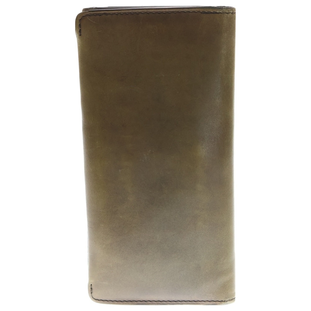 Berluti(ベルルッティ) カリグラフィ エスパス エン スクリットロングウォレット 二つ折り財布 ブラウン