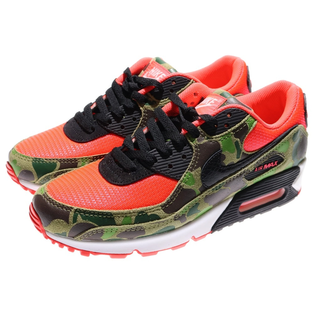NIKE(ナイキ) ×atmos AIR MAX 90 PREMIUM DUCK CAMO CW6024-600 アトモス エアマックス90プレミアム リバースダックカモ ローカットスニーカー US8.5/26.5cm CW6024-600