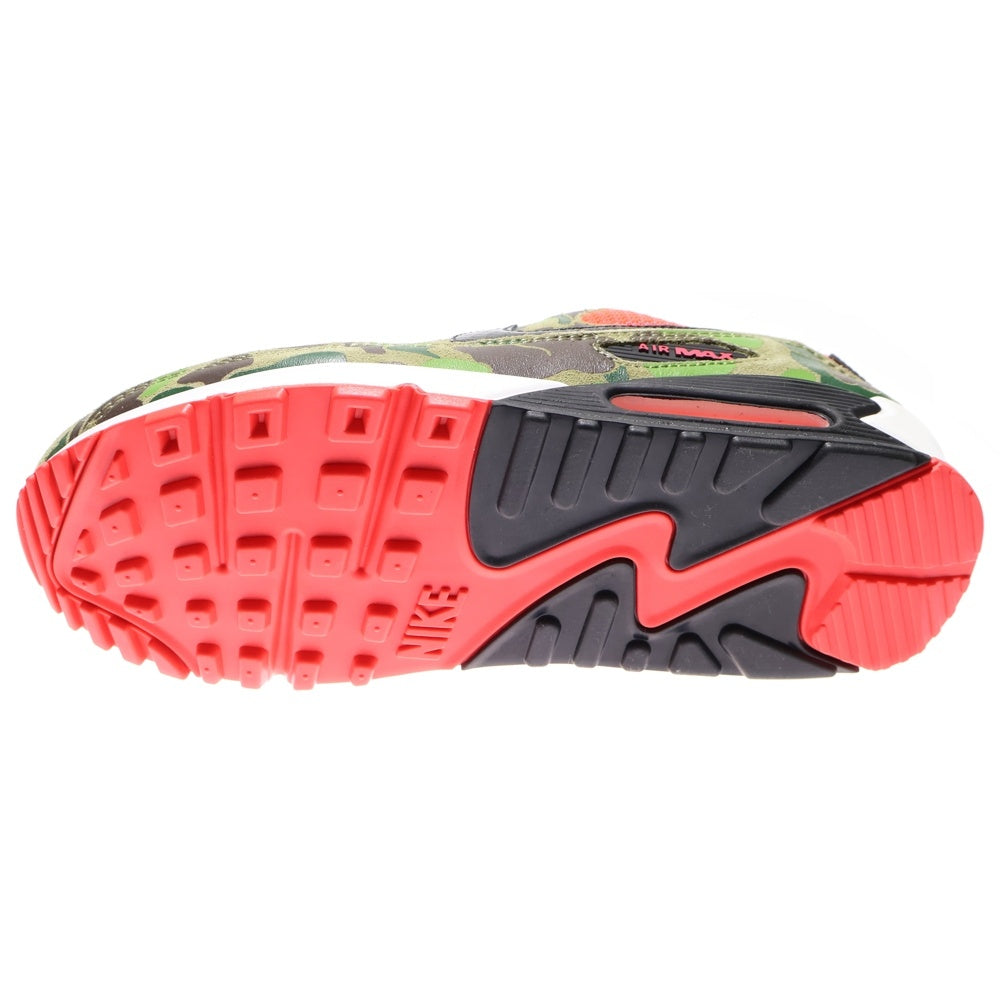 NIKE(ナイキ) ×atmos AIR MAX 90 PREMIUM DUCK CAMO CW6024-600 アトモス エアマックス90プレミアム リバースダックカモ ローカットスニーカー US8.5/26.5cm CW6024-600