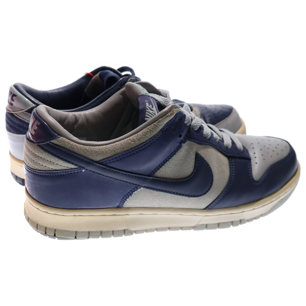 NIKE(ナイキ) ×ATMOS DUNK LOW JP QS ×アトモス ダンク ローカットスニーカー ミスマッチ ネイビー/グレー US9/27cm AA4414-401