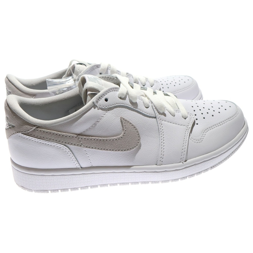 NIKE(ナイキ) IR JORDAN 1 LOW OG NEUTRA GREY エアジョーダン 1 ニュートラル グレー ローカットスニーカー ホワイト US9/27cm CZ0790-100
