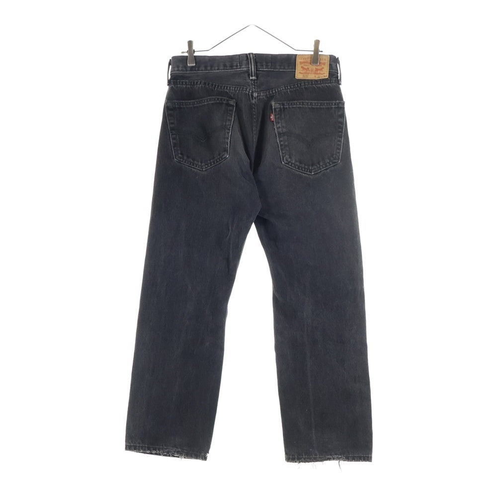 Levi's(リーバイス) 00S 505 ジップフライ レギュラーフィット デニムパンツ ブラック