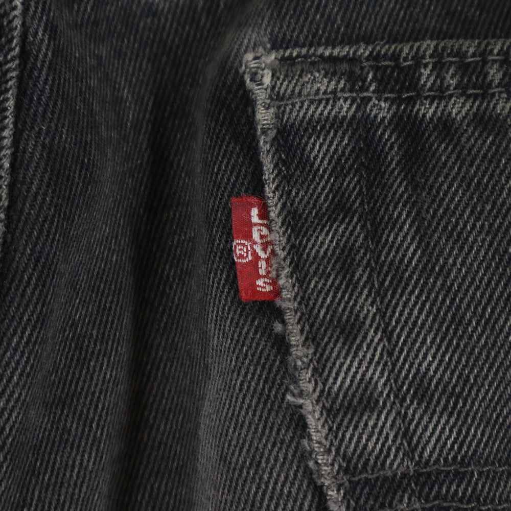 Levi's(リーバイス) 00S 505 ジップフライ レギュラーフィット デニムパンツ ブラック