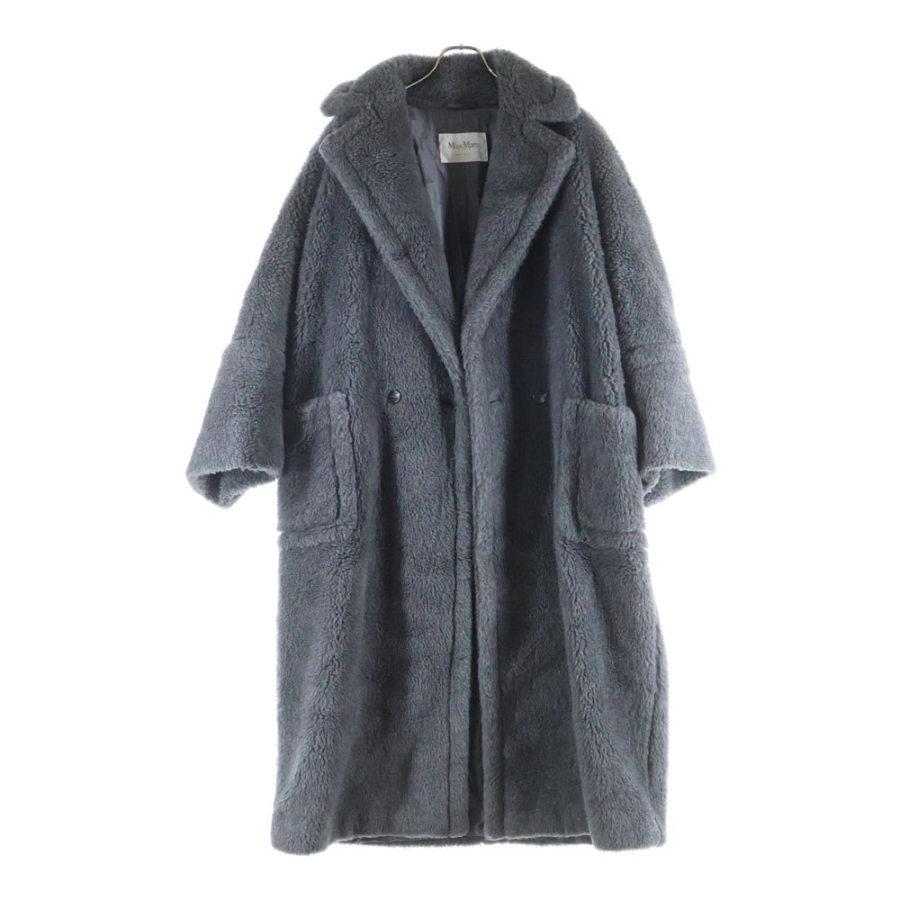 Max Mara(マックスマーラ) カディアック テディベア オーバーサイズ ウール アルパカ ロングコート レディース グレー 24210163136