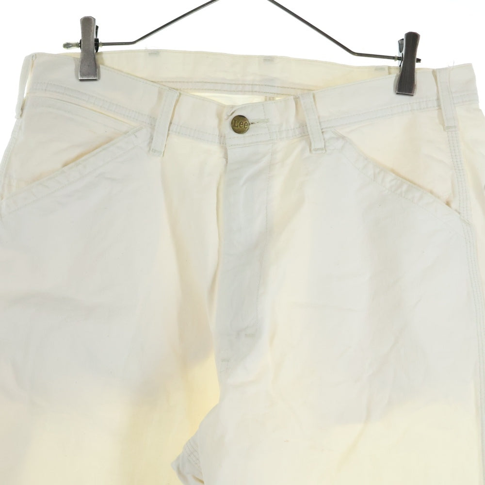 LEE(リー) バックロゴ ワッペン ペインター ワークパンツ ホワイト LM7288