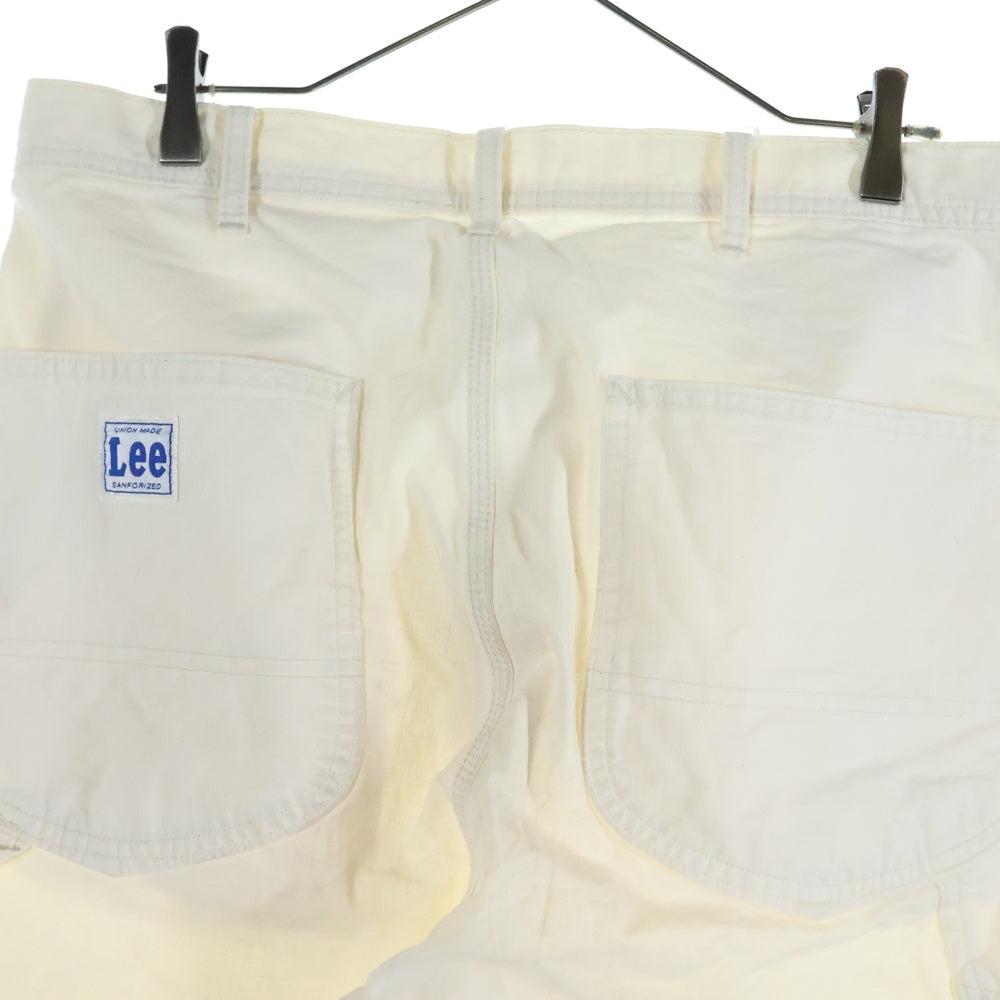 LEE(リー) バックロゴ ワッペン ペインター ワークパンツ ホワイト LM7288