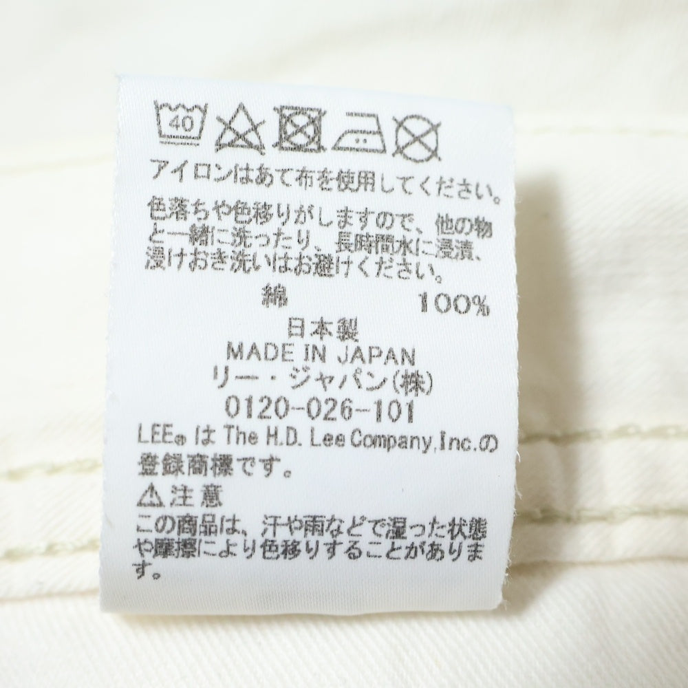 LEE(リー) バックロゴ ワッペン ペインター ワークパンツ ホワイト LM7288