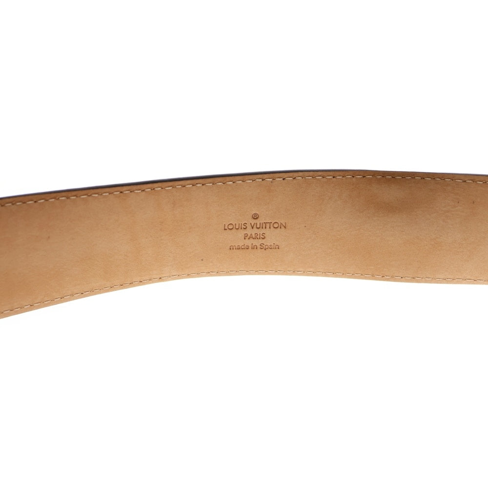 LOUIS VUITTON(ルイヴィトン) モノグラム サンチュール LVイニシャル金具 レザーベルト ブラウン M9608