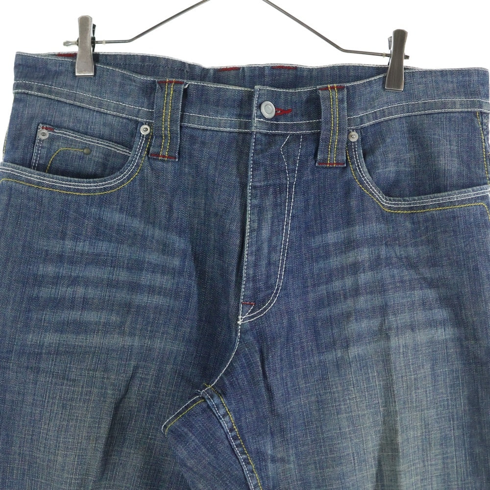 CASTELBAJAC(カステルバジャック) バックポケット刺繡 デニムパンツ ストレートジーンズ インディゴ 7687-1703