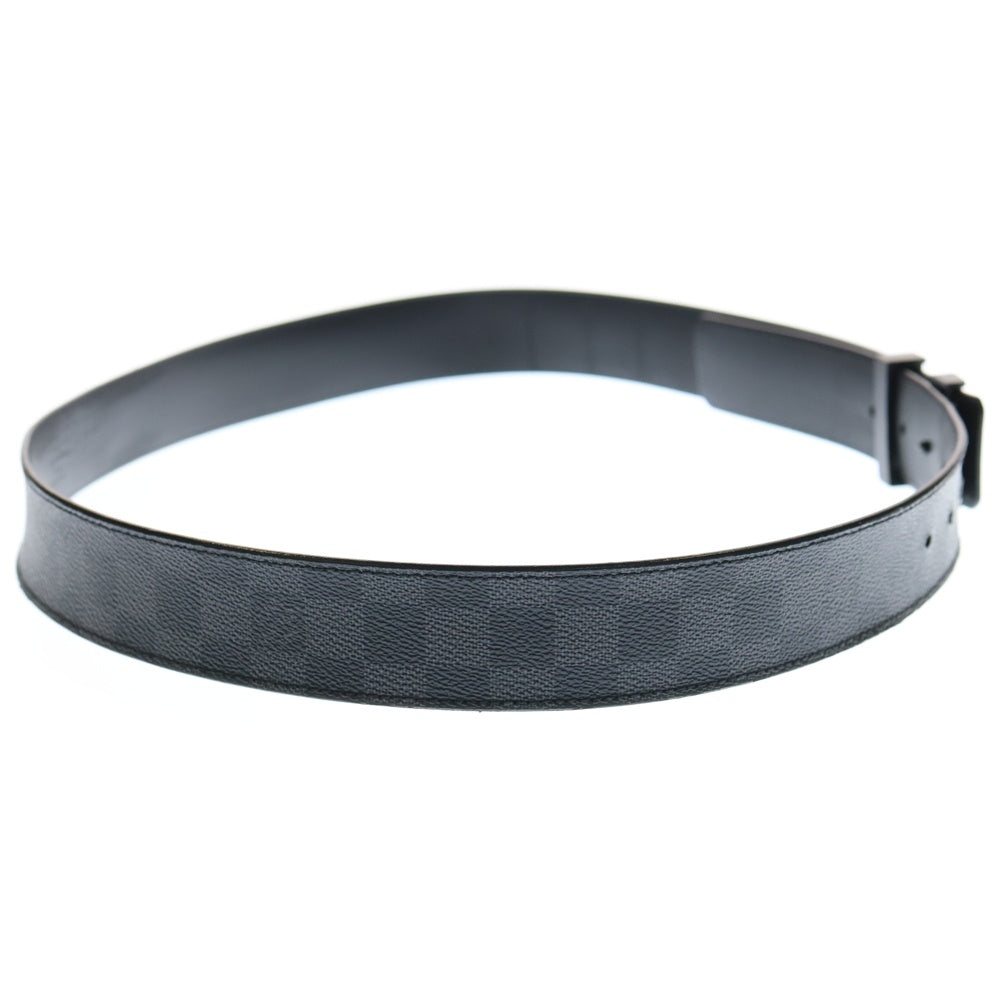 LOUIS VUITTON(ルイヴィトン) ダミエグラフィット サンチュールLVイニシアル ベルト ブラック M9808