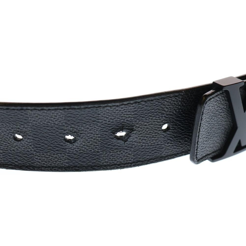 LOUIS VUITTON(ルイヴィトン) ダミエグラフィット サンチュールLVイニシアル ベルト ブラック M9808