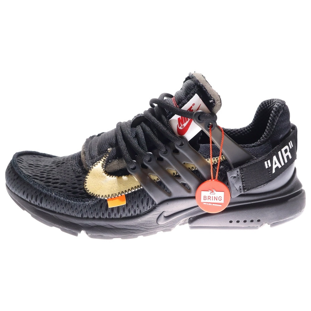 NIKE(ナイキ) ×OFF-WHITE AIR PRESTO オフホワイト エアプレスト ローカットスニーカー ブラック US10/28cm AA3830-002