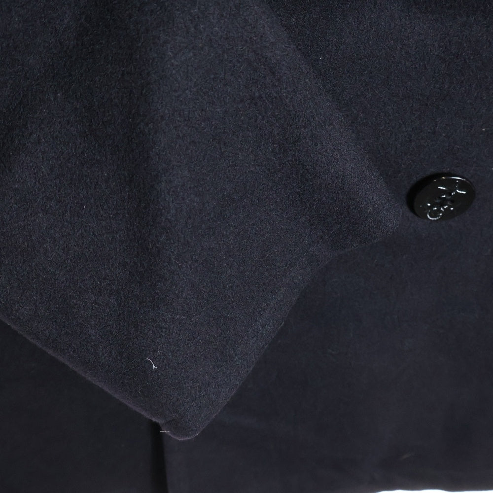 VINTAGE(ヴィンテージ) 80s US NAVY 8連錨ボタン ウールピーコートジャケット ブラック