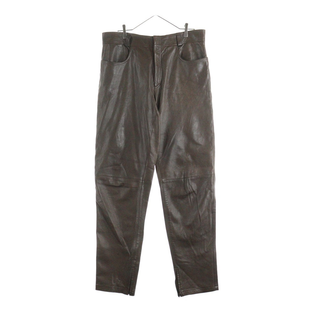 GIANNI VERSACE(ジャンニ ヴェルサーチ) ストレート レザーロング