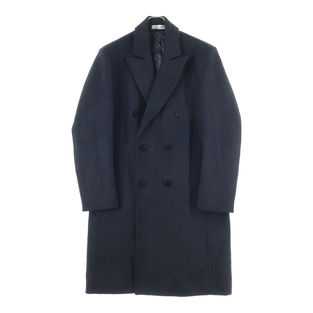 NO BRAND(ノーブランド) ELE TOP エルトップ ダブルボタン テーラードカラー ブラック