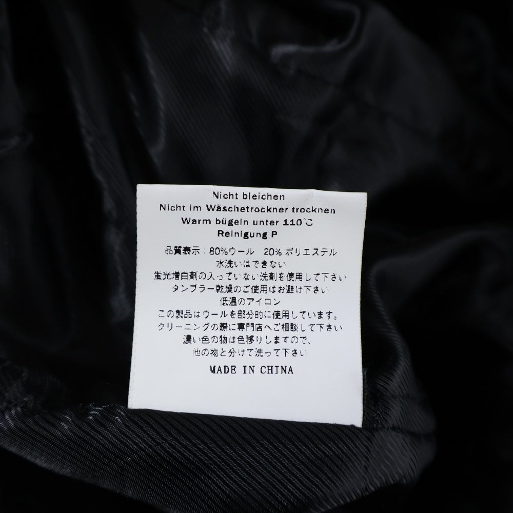 NO BRAND(ノーブランド) ELE TOP エルトップ ダブルボタン テーラードカラー ブラック