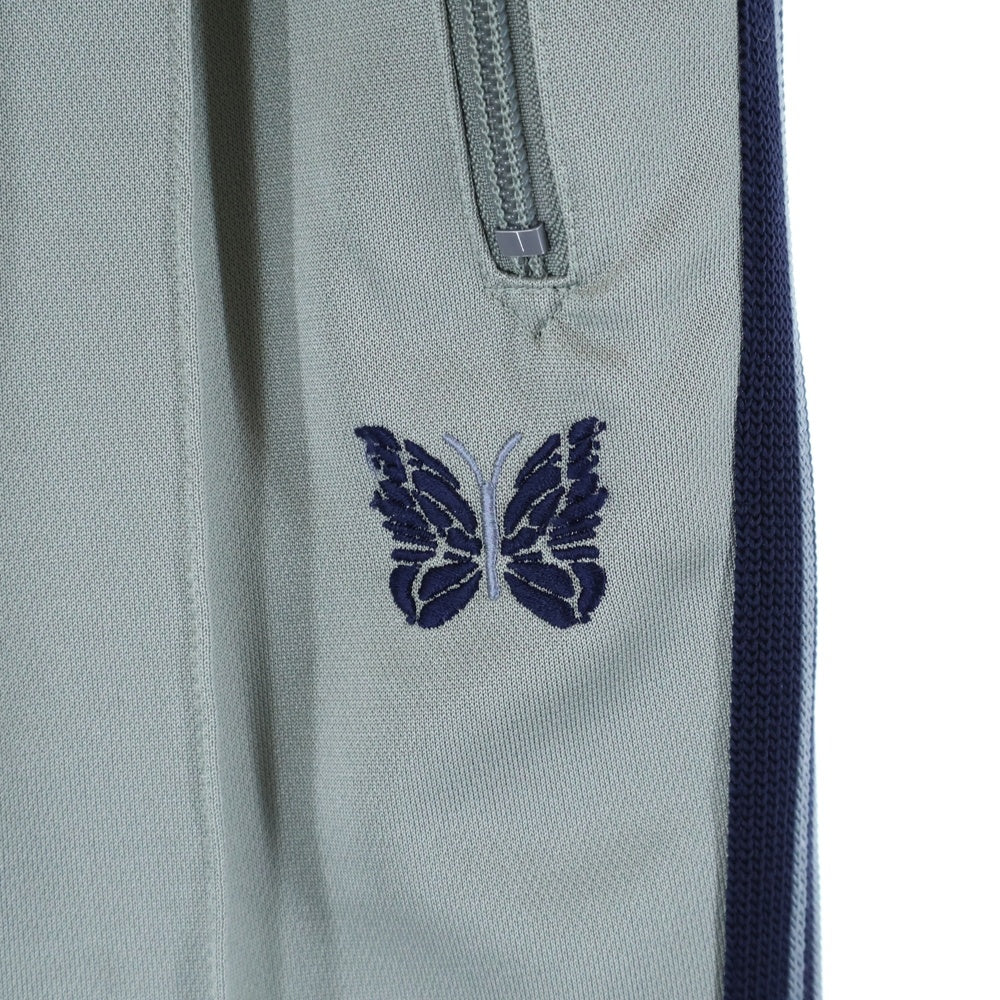 Needles(ニードルス) 23SS パピヨン刺繍 トラックパンツ グレー MR437