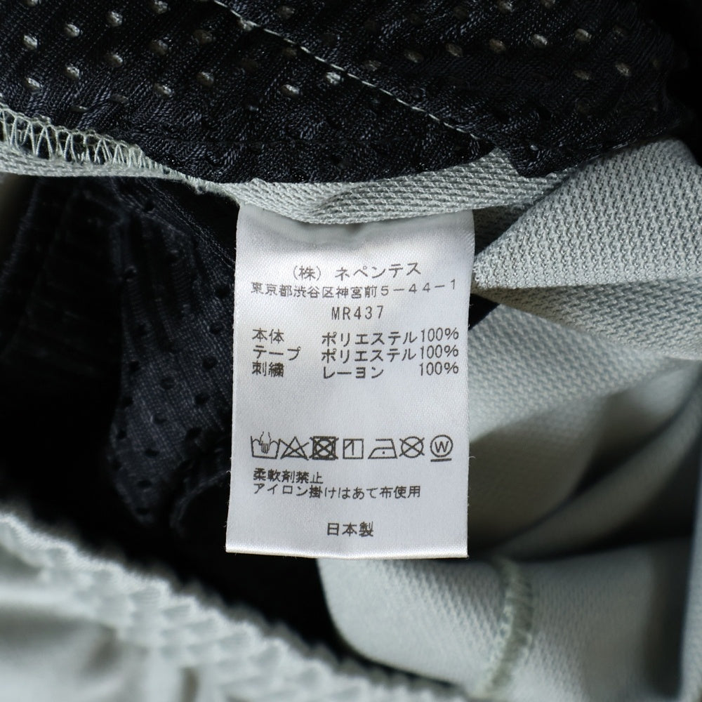 Needles(ニードルス) 23SS パピヨン刺繍 トラックパンツ グレー MR437