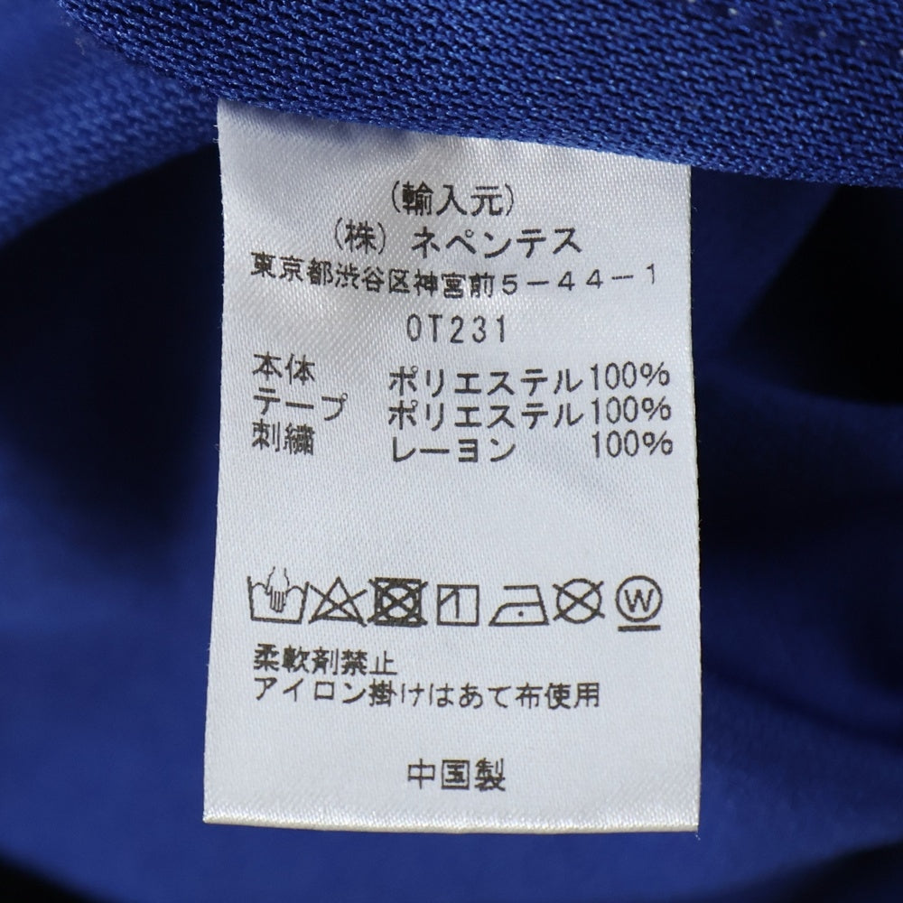 Needles(ニードルス) 23SS パピヨン刺繍 トラックパンツ ブルー OT231