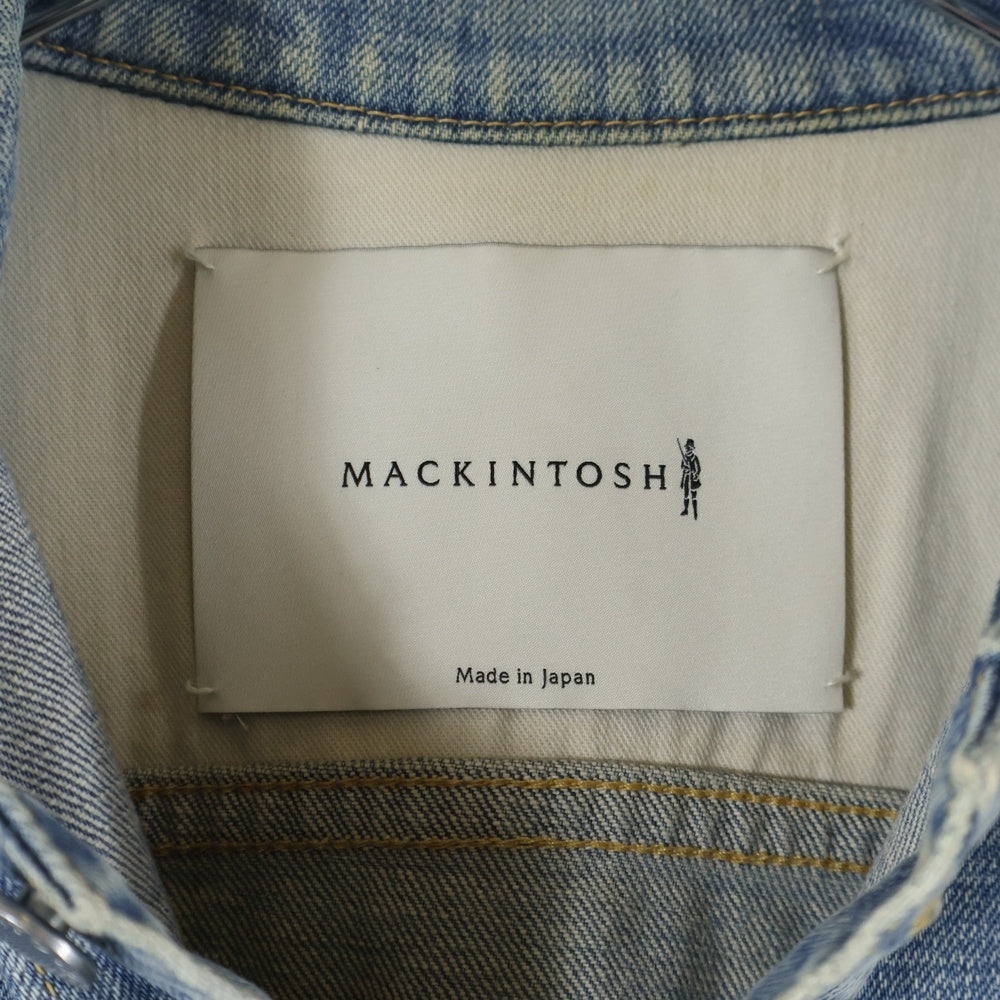MACKINTOSH(マッキントッシュ) ダメージ加工 デニムジャケット ライトブルー D-MJ001