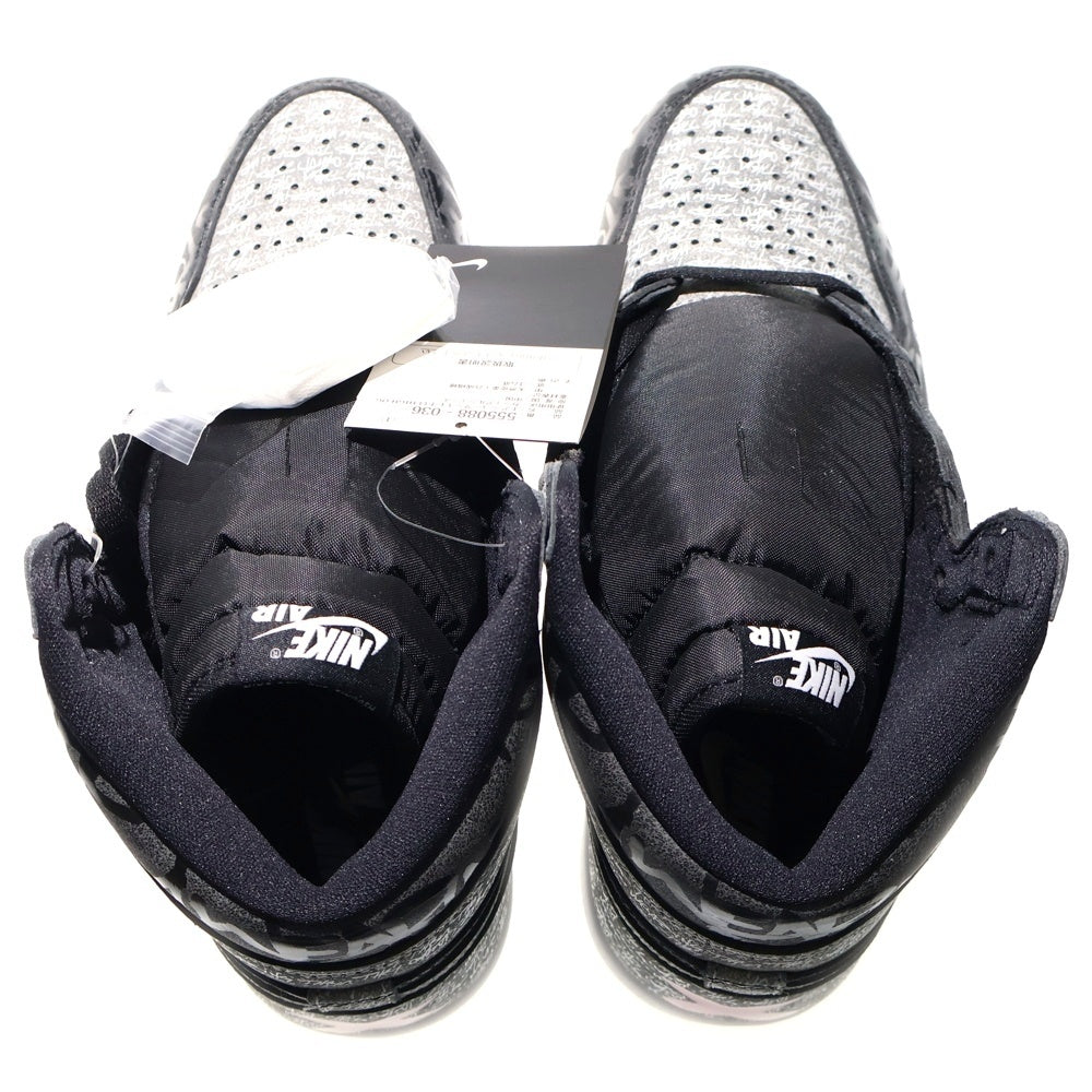 NIKE(ナイキ) AIR JORDAN 1 HIGH OG REBELLIONAIRE エアジョーダン1 リベリオネア ハイカットスニーカー グレー US9/27cm 555088-036