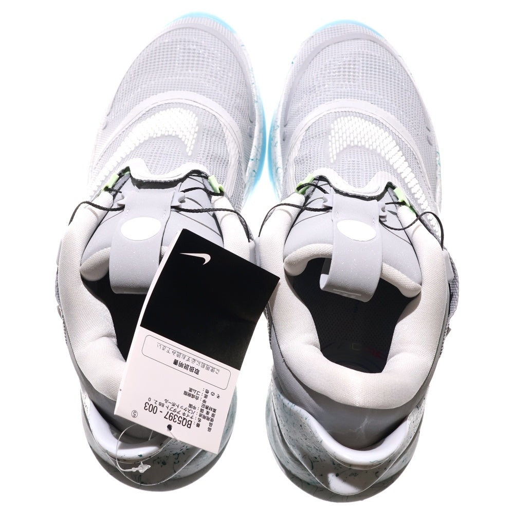 NIKE(ナイキ) ADAPT BB 2.0 MAG アダプト BB 2.0 マグ ローカットスニーカー グレー US9/27cm BQ5397-003