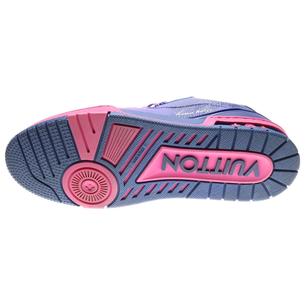 LOUIS VUITTON(ルイヴィトン) 21AW LVトレイナーライン グラデーション スニーカー ブルー/ピンク FD121