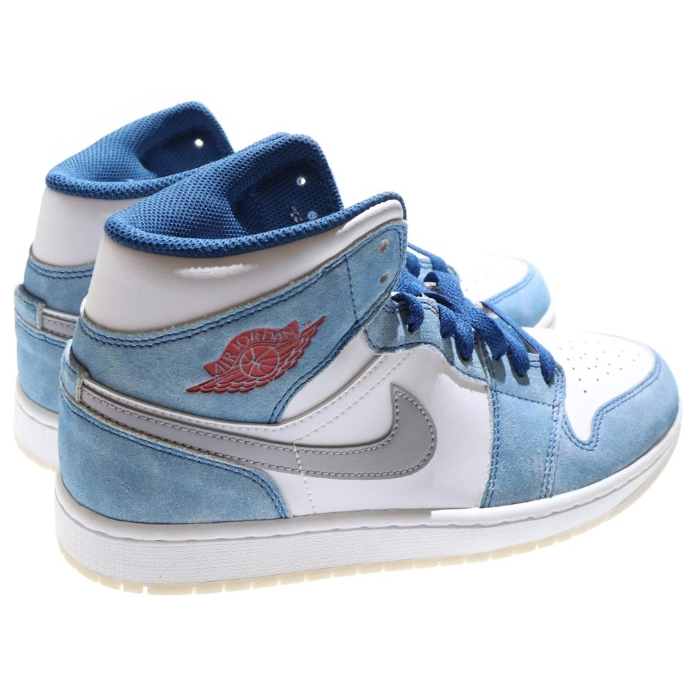 NIKE(ナイキ) Air Jordan 1 Mid SE Hyper Royal エアジョーダン1 ミッド SE ハイパーロイヤル ミッドカットスニーカー ライトブルー US8.5/26.5cm DN3706-401