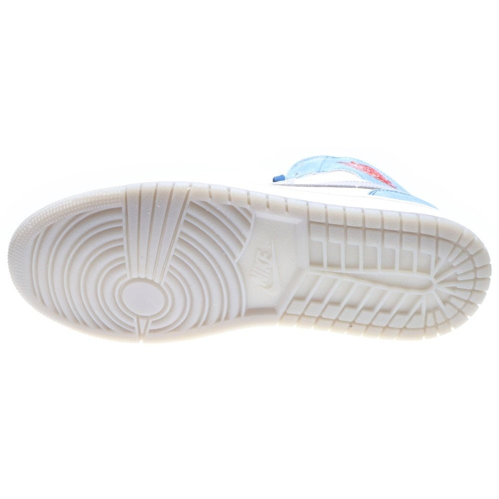 NIKE(ナイキ) Air Jordan 1 Mid SE Hyper Royal エアジョーダン1 ミッド SE ハイパーロイヤル ミッドカットスニーカー ライトブルー US8.5/26.5cm DN3706-401