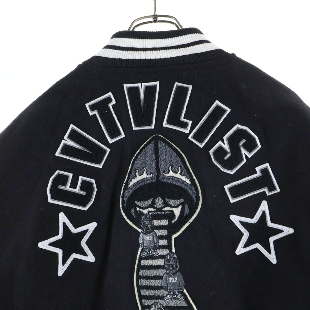 cvtvlist(カタリスト) I CREW MAKER UNIVERSITY JACKET アイ クルー マーカー ユニバーシティ ジャケット ベースボールジャケット ブラック 2301120101