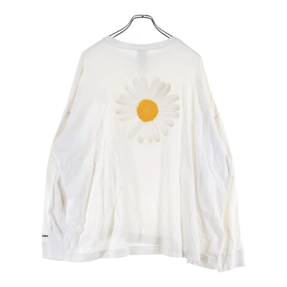 cvtvlist(カタリスト) ×peaceminusone NRG CF L/S TEE ピースマイナスワン バックプリント クルーネック 長袖Tシャツ カットソー ホワイト DR0097-100