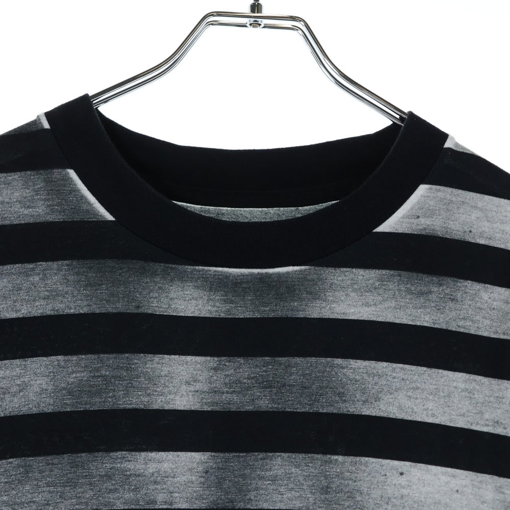 MINEDENIM(マインデニム) 25SS ボーダー クルーネック半袖Tシャツカットソー 2503-4001-98-M2