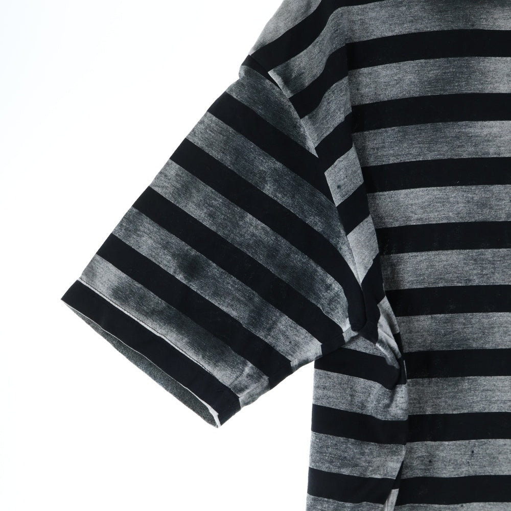 MINEDENIM(マインデニム) 25SS ボーダー クルーネック半袖Tシャツカットソー 2503-4001-98-M2