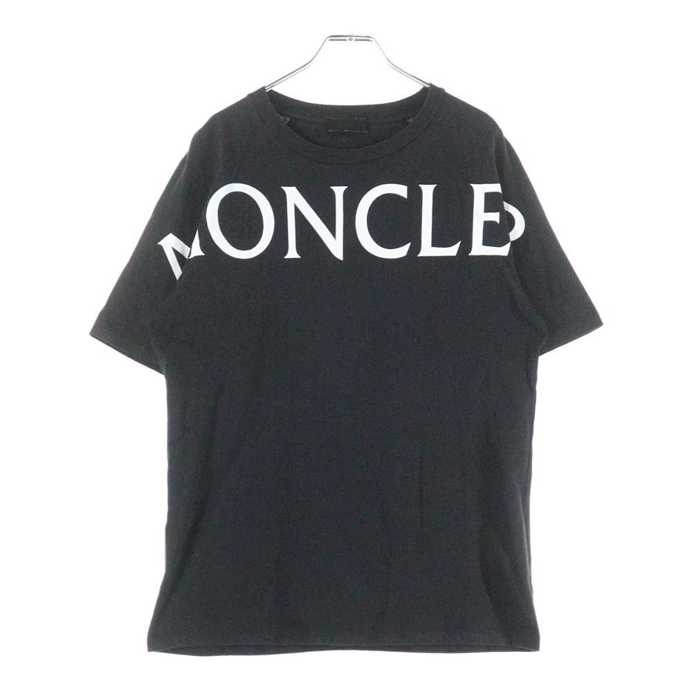 MONCLER(モンクレール) MAGLIA GIROCOLLO ロゴラベルプリント クルーネック半袖Tシャツカットソー G10918C7C510